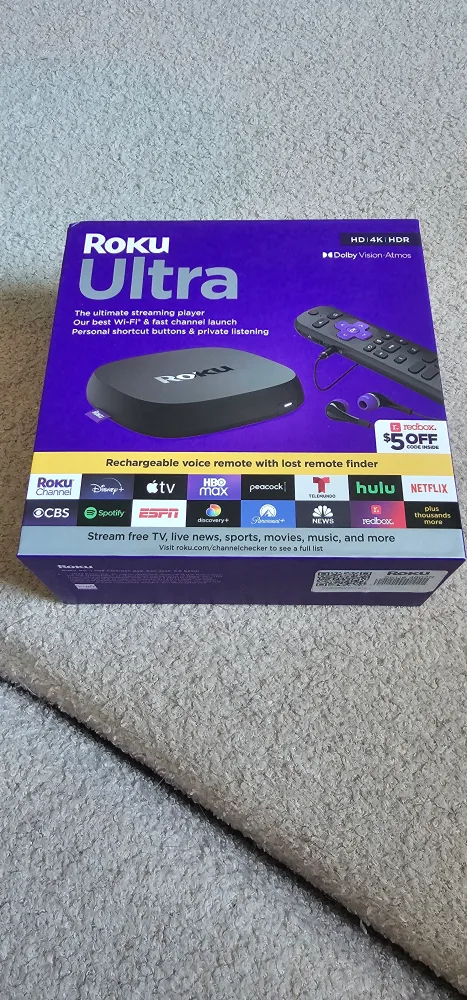 Roku Ultra - 4K/HDR Streaming Player thumbnail