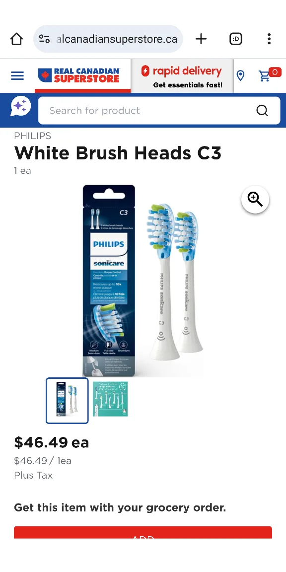 Phillips Toothbrush Heads thumbnail