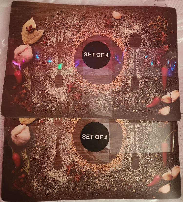 Heavy Duty Spoon and Fork foam placemats image indicator(4)