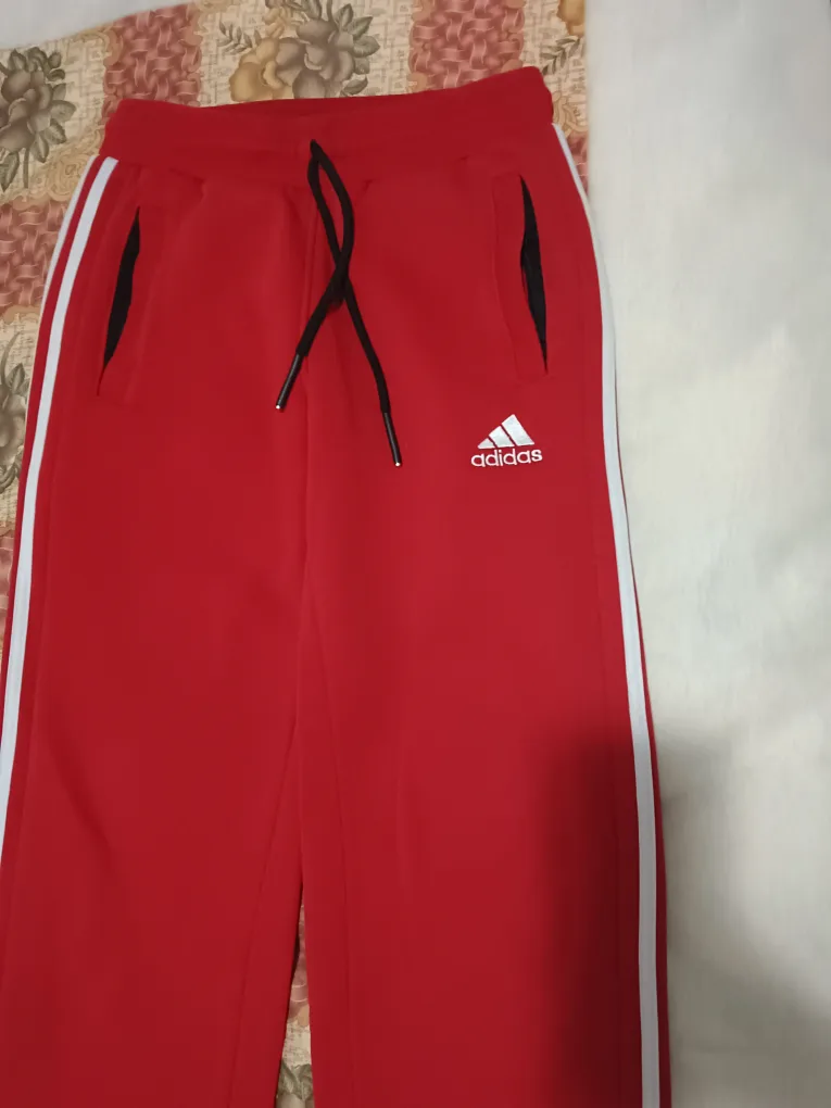 Adidas Red Track Pants image indicator(2)