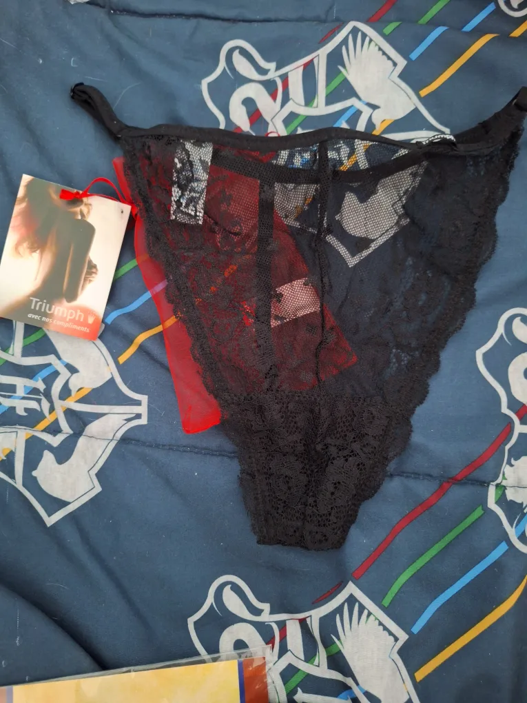 Triumph Black Lace Panties thumbnail