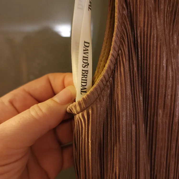 David's Bridal Brown Dress image indicator(2)