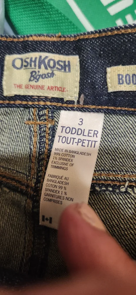 OshKosh B'gosh Toddler Jeans - Size 3.🇨🇦 thumbnail