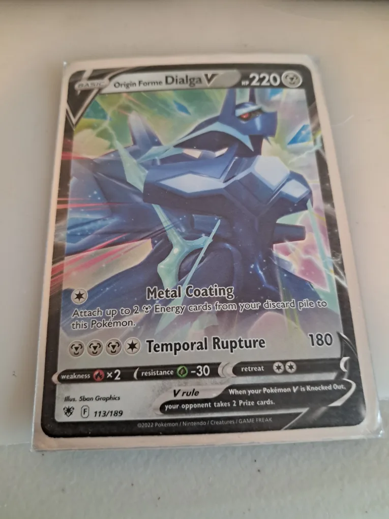 Origin Forme Dialga V Pokemon Card thumbnail