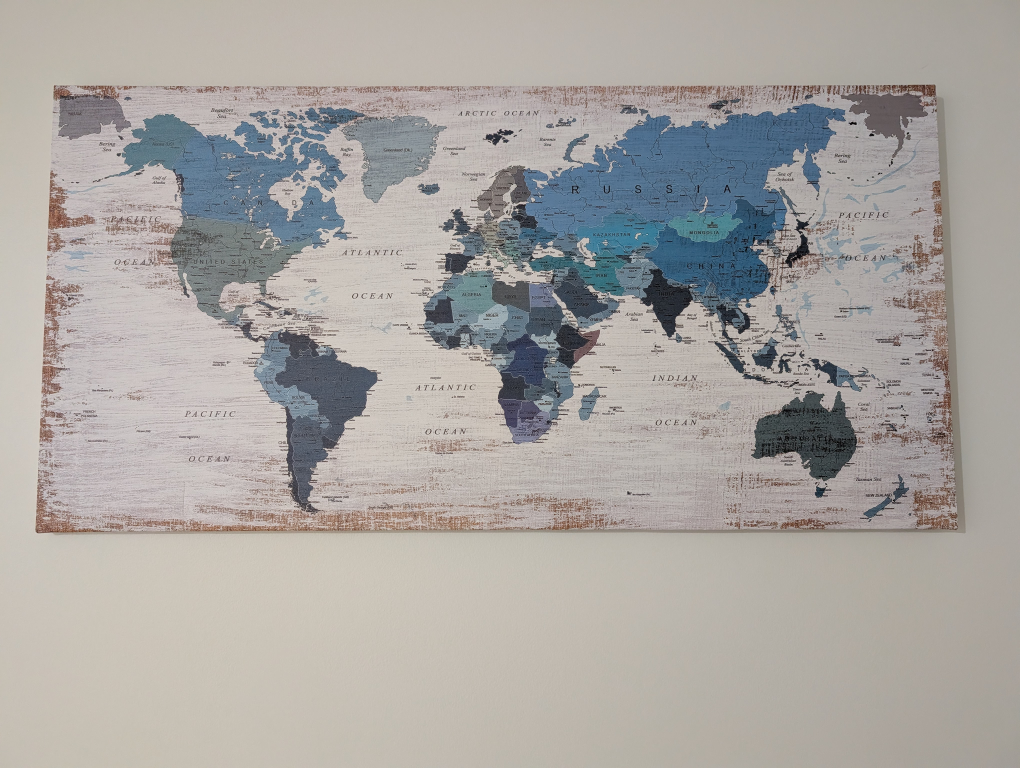 World Map Canvas