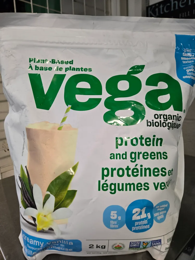 Vega Organic Protein and Greens Creamy Vanilla, 2 kg thumbnail