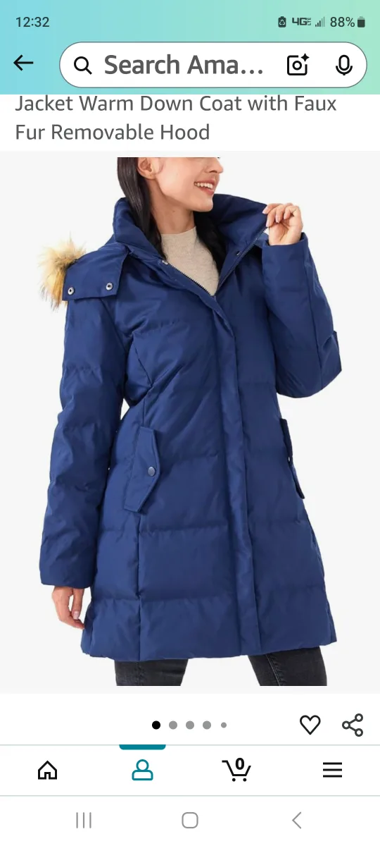 Warm winter Jacket w/Hood thumbnail