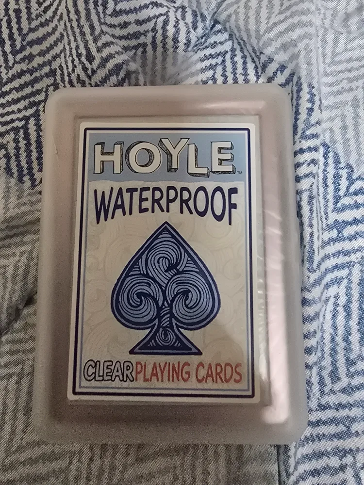 Hoyle Waterproof Clear Playing Cards thumbnail