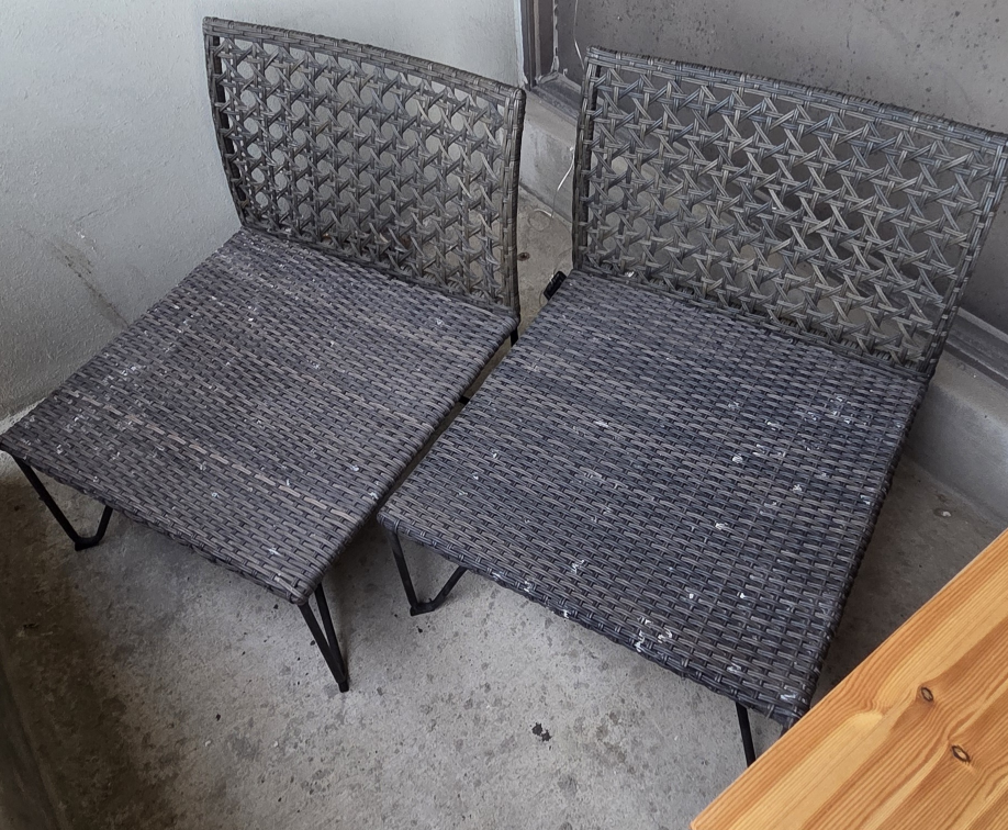 IKEA JUTHOLMEN Outdoor Chair - Dark Gray-Brown