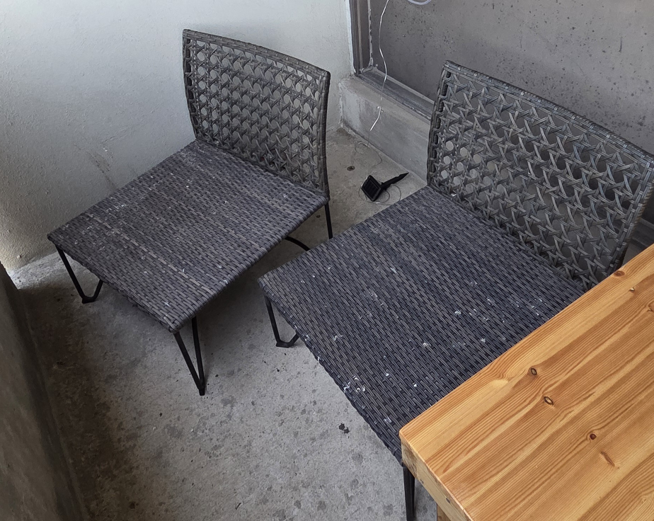 IKEA JUTHOLMEN Outdoor Chair - Dark Gray-Brown - photo 3