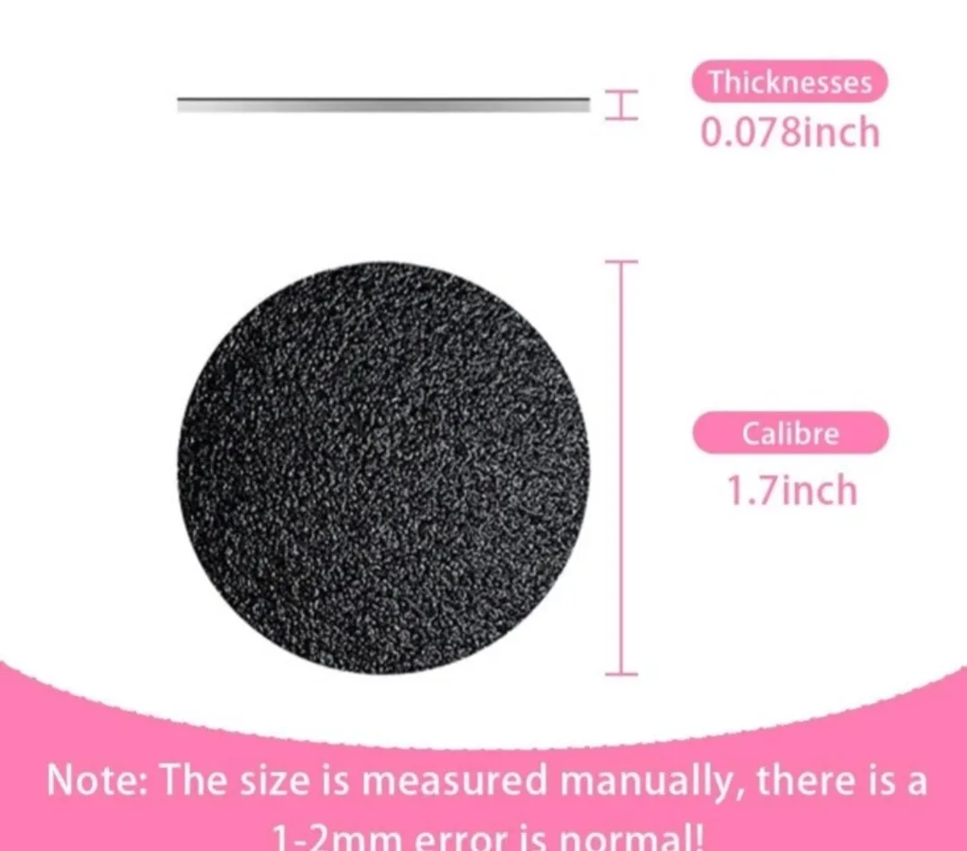 REPLACEMENT SANDPAPER FOR ELECTRIC FOOT FILE CALLUS REMOVER MACH image indicator(3)