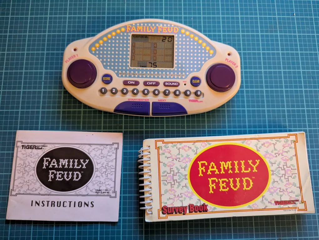 Tiger Electronics Family Feud Handheld Game thumbnail