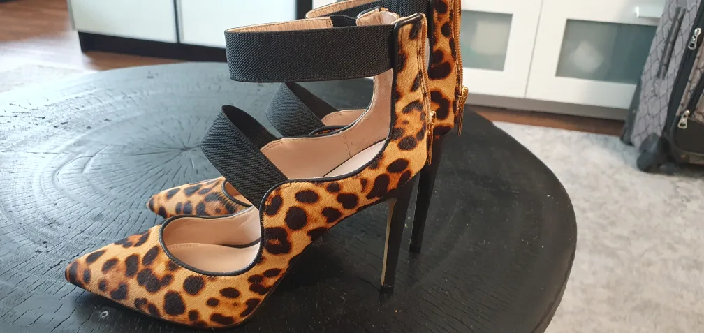 Rachel Zoe Leopard Print Heels thumbnail