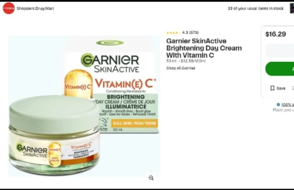 Garnier SkinActive Vitamin C Brightening Day Cream image indicator(7)