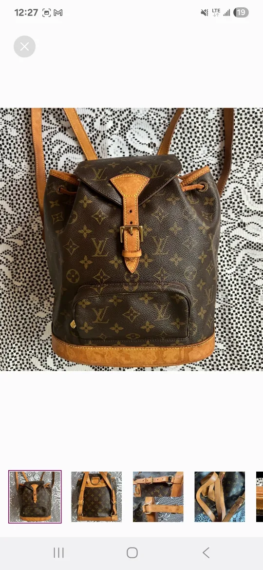 Louis Vuitton Montsouris Backpack thumbnail