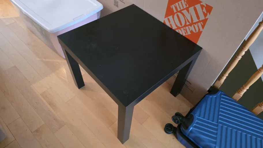 IKEA Black Side Table thumbnail