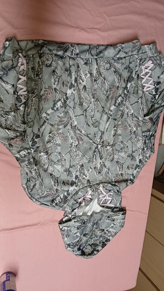 Hoodie, camouflage with pink accents thumbnail