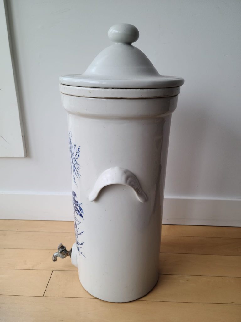 Rare Antique Stoneware Water Purifier - Miniature Doulton-style - photo 4