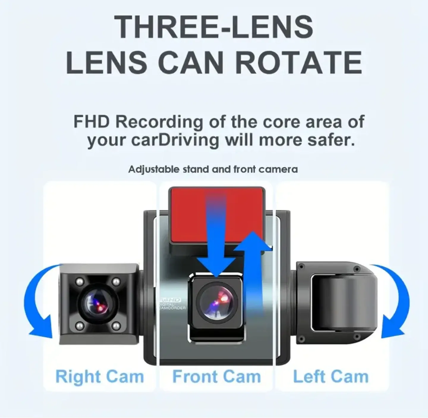 Dashcam, 4-Channel, 1080P, 4 Channels, IR Night Vision, G-Sensor image indicator(7)