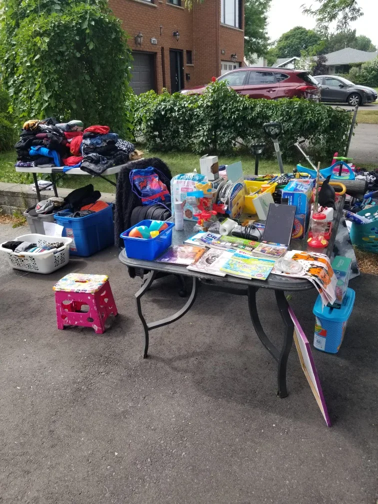 Garage sale! Mixed Lot of Shoes, Clothes, and Toys image indicator(2)