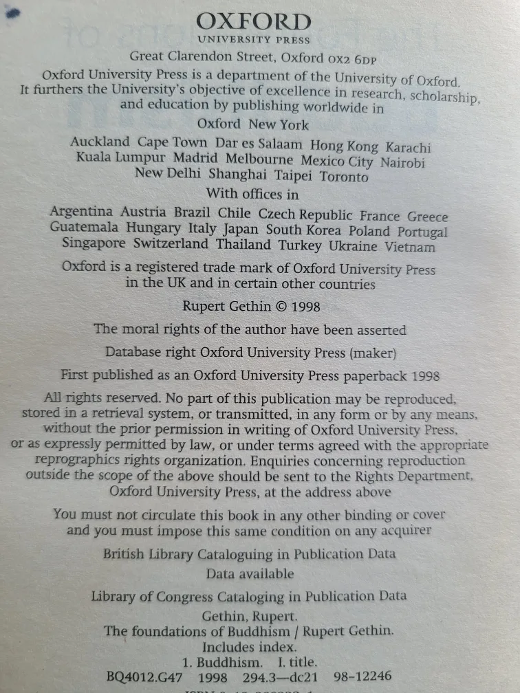 The Foundations of Buddhism by Rupert Gethin image indicator(6)