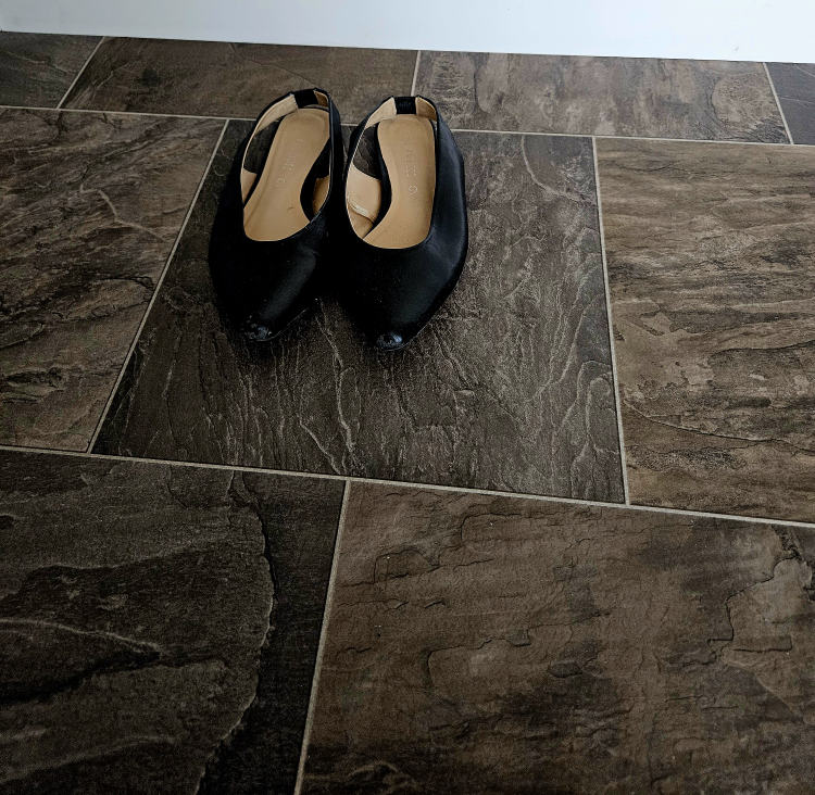 Black Slingback Flats - Size 7