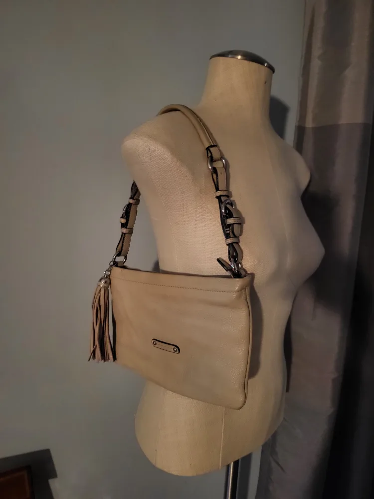 Daniel tan shoulder bag with tassel.. thumbnail