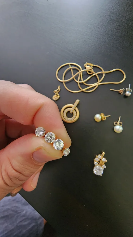 Swarovski Gold Plated jewelry lot thumbnail