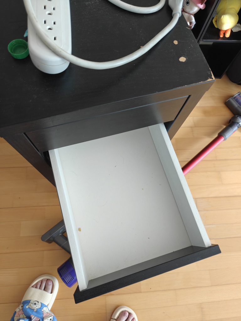 Black Rolling 3-Drawer Unit - photo 5