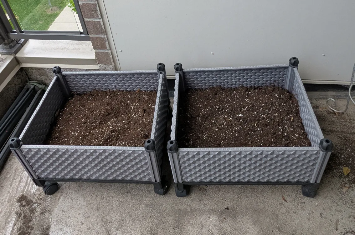 Raised Garden Bed Planter Boxes - 19"W x 16"D x 13"H thumbnail