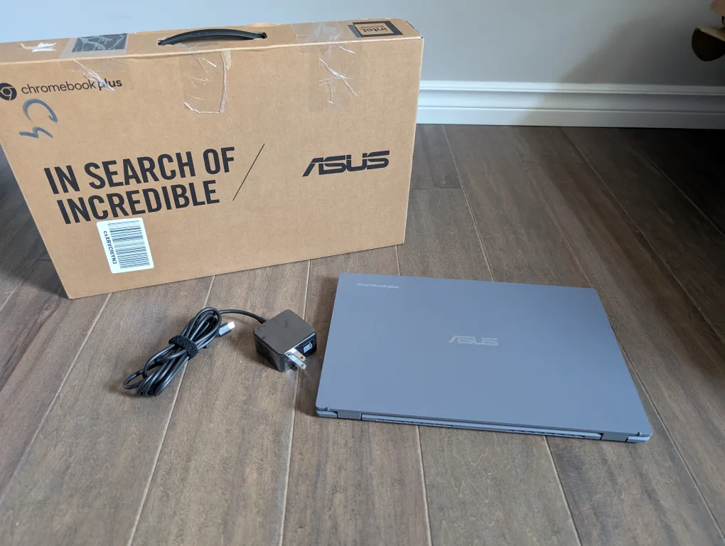 Brand New ASUS Chromebook Plus 14” Laptop For Sale image indicator(2)