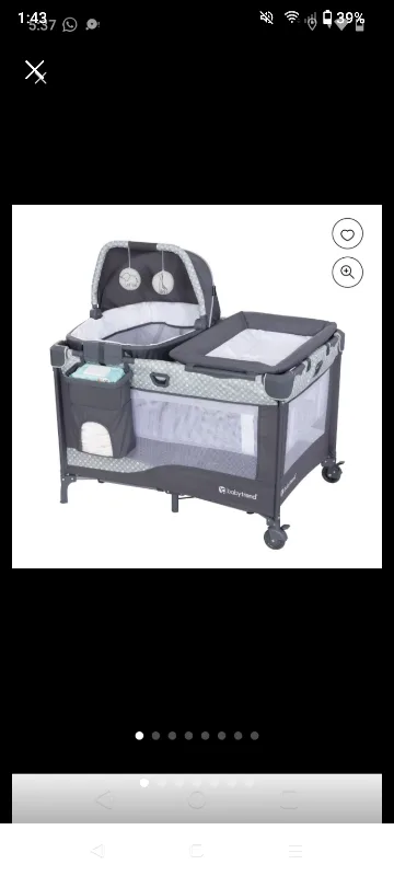 last week Moving sale Baby Trend Nursery Den Playard thumbnail