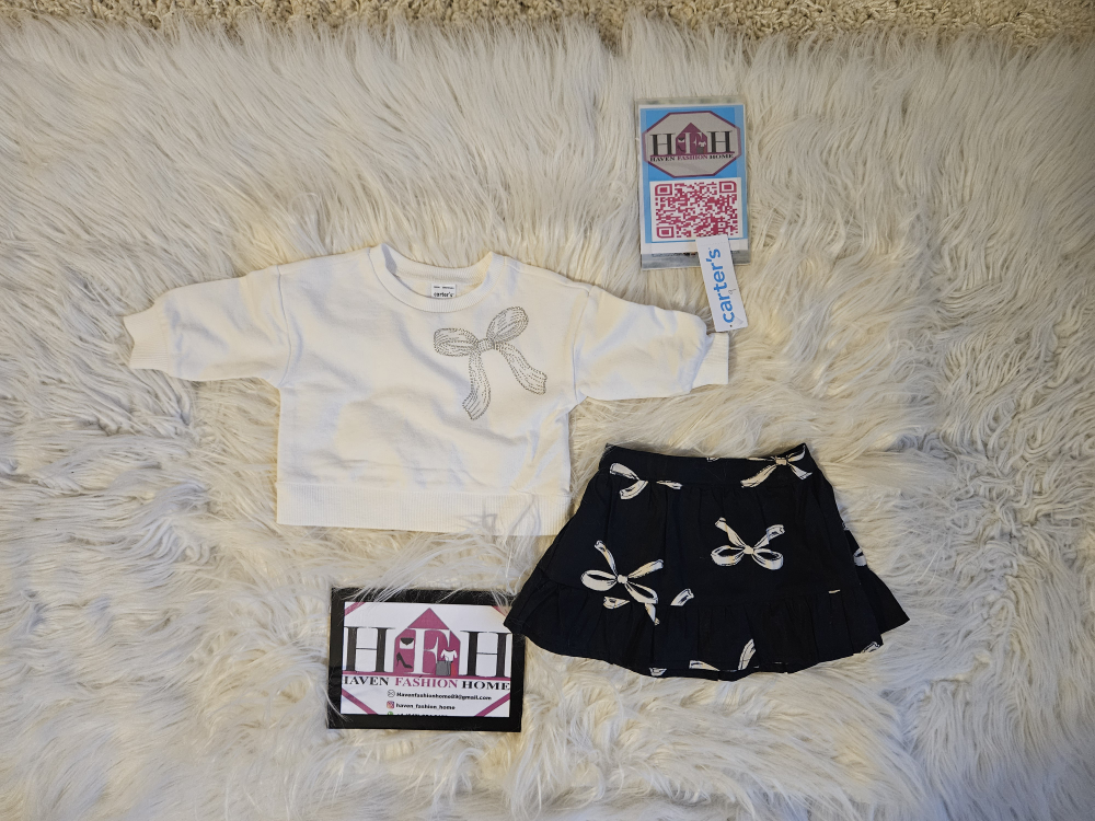 Carter's Baby Outfit Set - Top and Skirt
