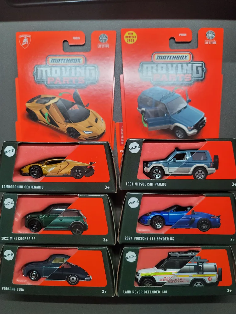 Matchbox Moving Parts Diecast Car Collection thumbnail