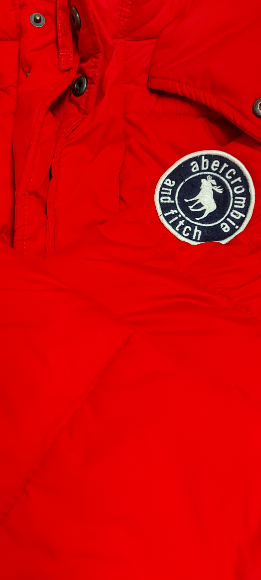 Abercrombie Kids Red Puffer Jacket - Size L