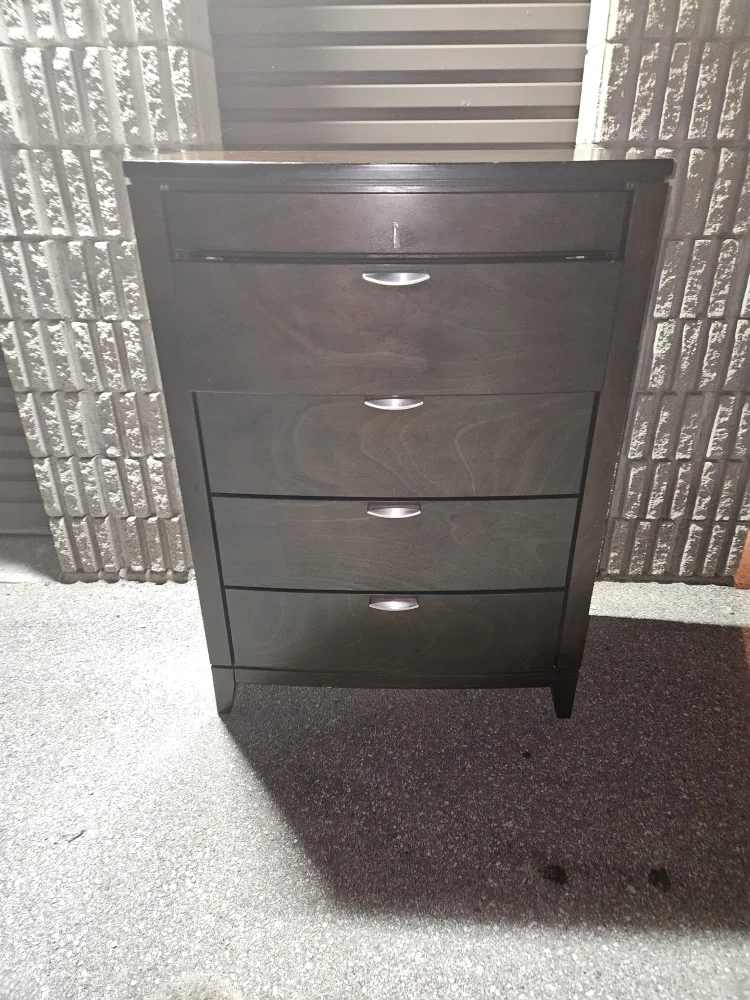 Very classy, Solid teak dresser, Good condition, minor scratches thumbnail
