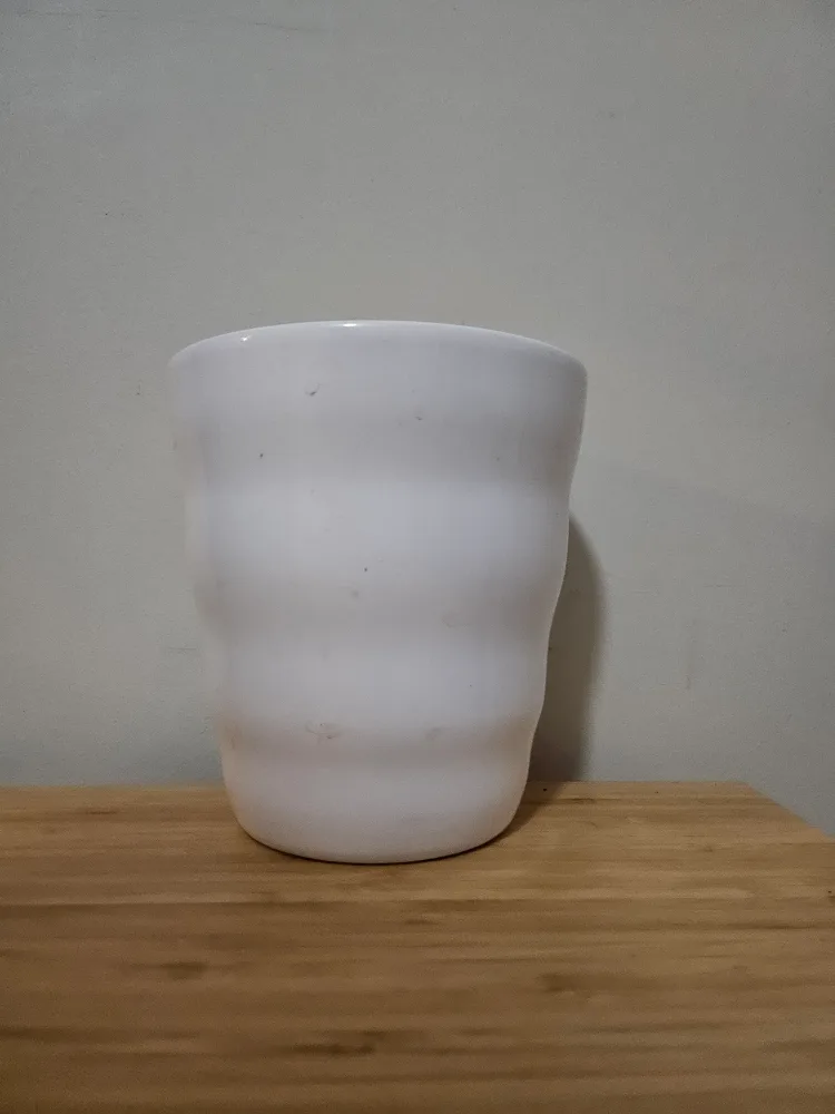 White Ceramic Vase thumbnail