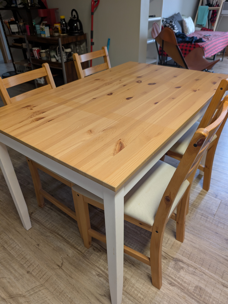 IKEA Dining Table & 4 Chairs - photo 2