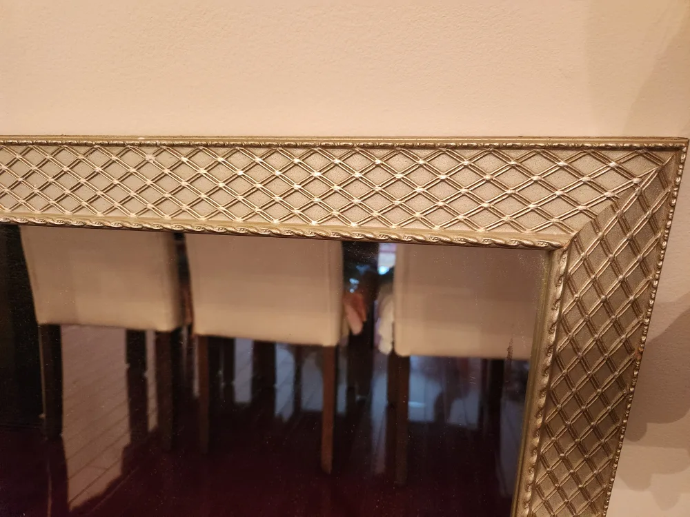 Patterned Framed Mirror 31" x 38" 🇨🇦 image indicator(7)