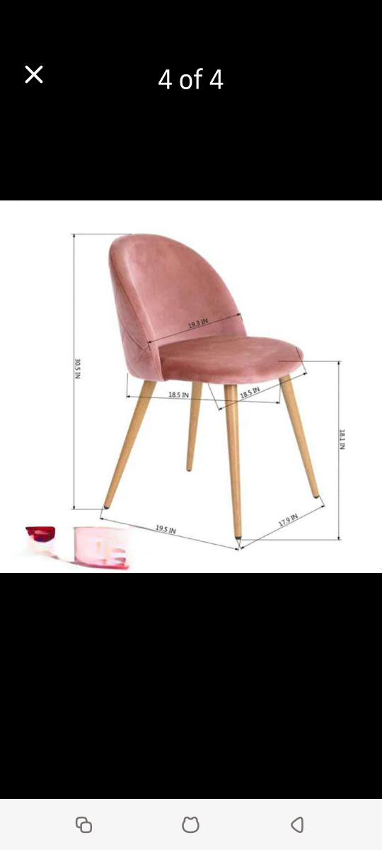 1 pc Pink Chair
