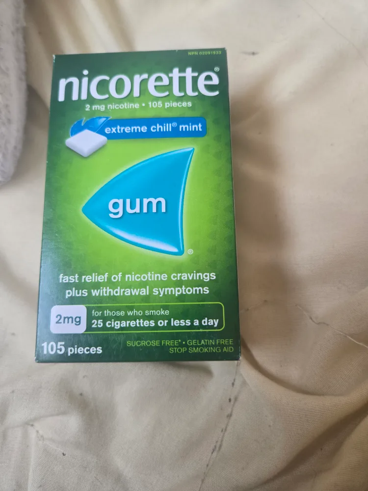 Nicotine quiet smoking lozenges and 2 packs of gum image indicator(4)