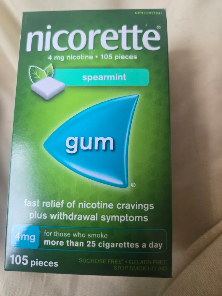 Nicotine quiet smoking lozenges and 2 packs of gum image indicator(6)