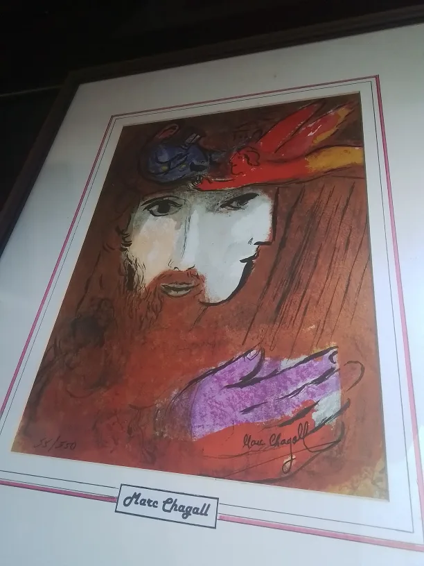 French Litho on Paper Signed Marc Chagall 55/550 image indicator(4)