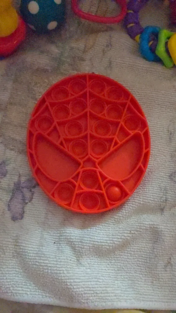 spiderman fidget pop it toy thumbnail