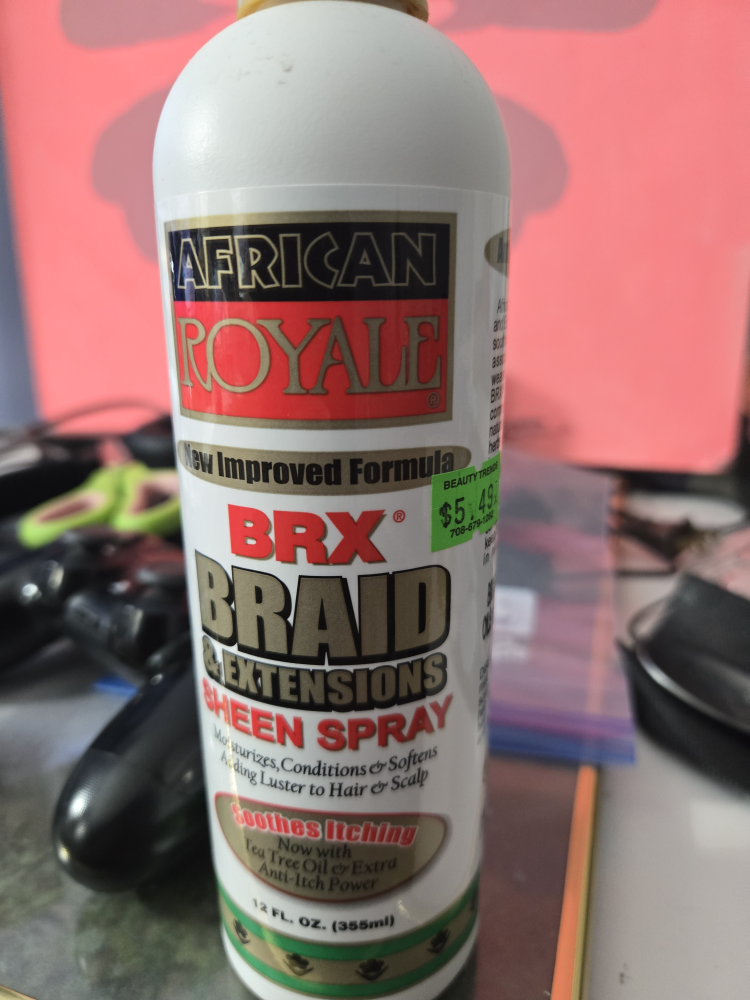 African Royale BRX Braid Sheen Spray #freecycle