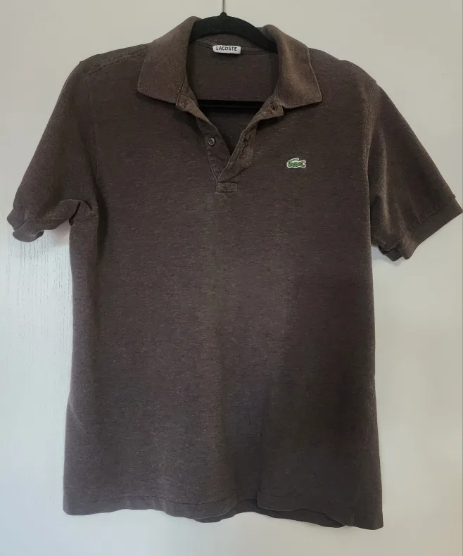 Lacoste Brown Polo Shirt (Large) thumbnail