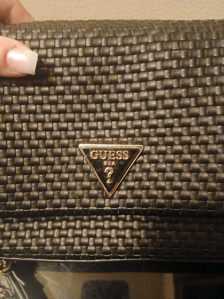 Guess Black Woven Crossbody Bag - photo 2