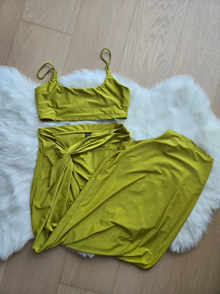Shein Matching Set - Olive Green, Size XS thumbnail