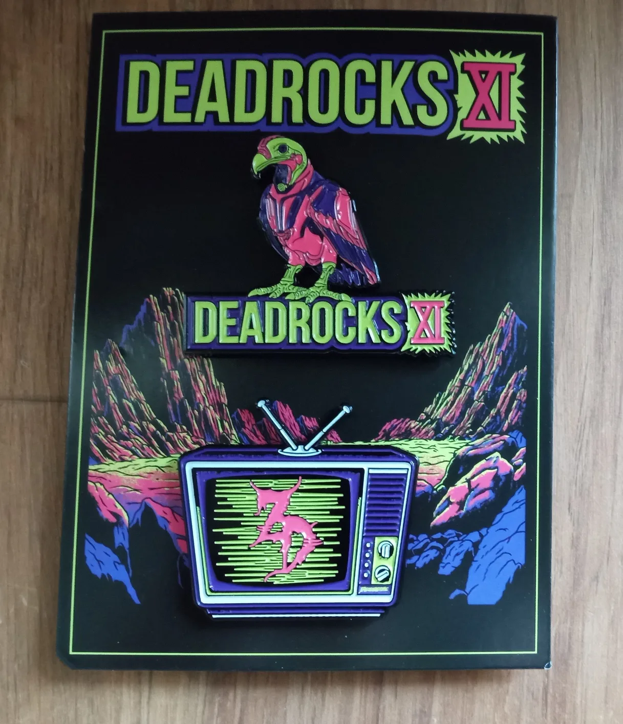 Zed's Dead, Deadrocks Pin Set. thumbnail