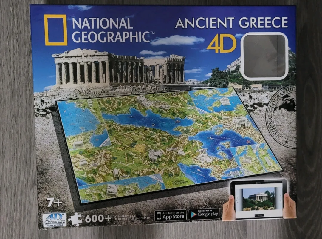 National Geographic Ancient Greece 4D Puzzle 600+ Pieces thumbnail